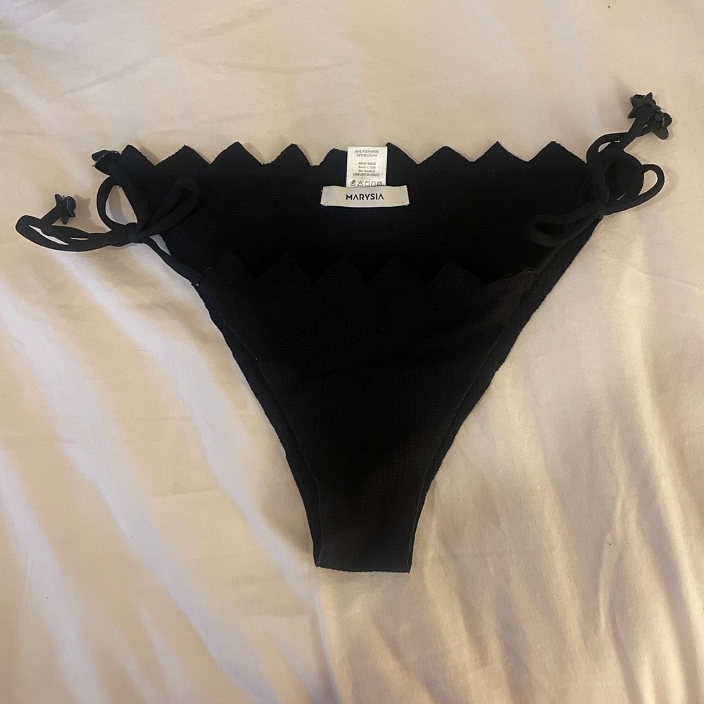 Marysia Swim Aloha Zigzag Mesh Swim Bottoms Medium